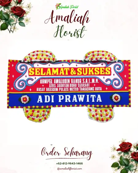 Papan Bunga Ucapan Selamat Gunung Terang